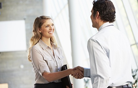 Photo from a job interview