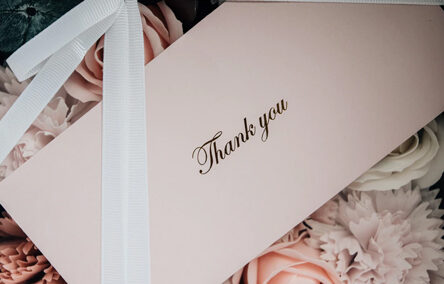 Thank you card